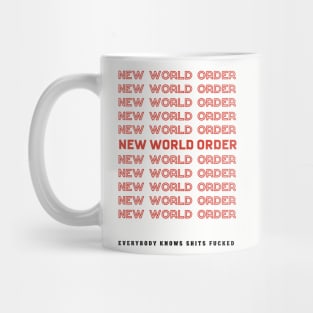 New world order typography Mug